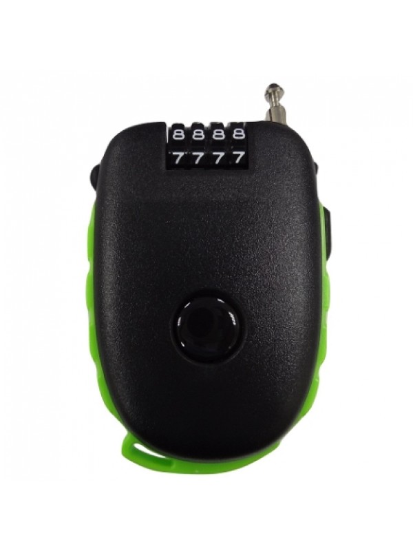 Ultra-Secure 4-digit Combination Padlock with 90cm Retractable Cable