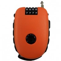 Ultra-Secure 4-digit Combination Padlock with 90cm Retractable Cable
