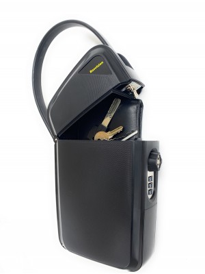 Portable Locker/Safe, Key Box, Key Lockbox, Key Safe, 3-digit combination and key access