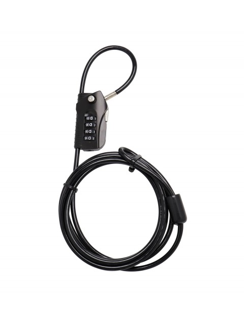 Bosvision 4-digit combination padlock with cable of 2 end loops