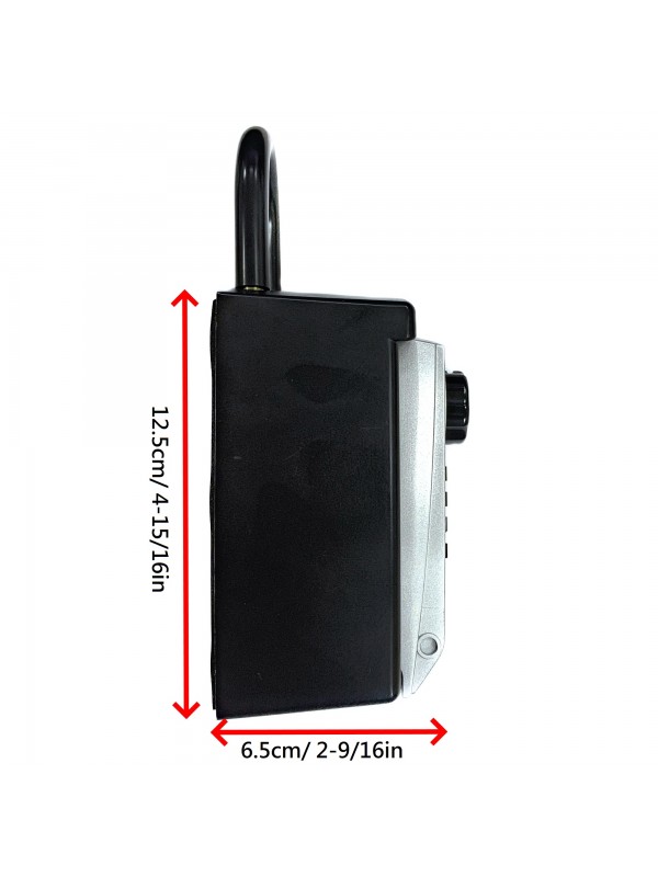 Portable Key Safe Box, Key Lock Box with one Faraday Bag for Keyless Car Key Fob, Large Storage Space