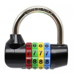 4-Digit Combination Padlock for Gym Locker and Escape Room, Code Padlock, 7.8mm shackle