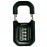 Heavy Duty Combination Padlock with Thick Shackle (11.6mm), Padlock with Code, 52mm Wide