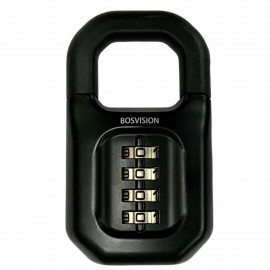 Heavy Duty Combination Padlock with Thick Shackle (11.6mm), Padlock with Code, 52mm Wide